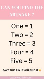 Brain teaser: find the mistake 