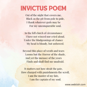 Invictus poem